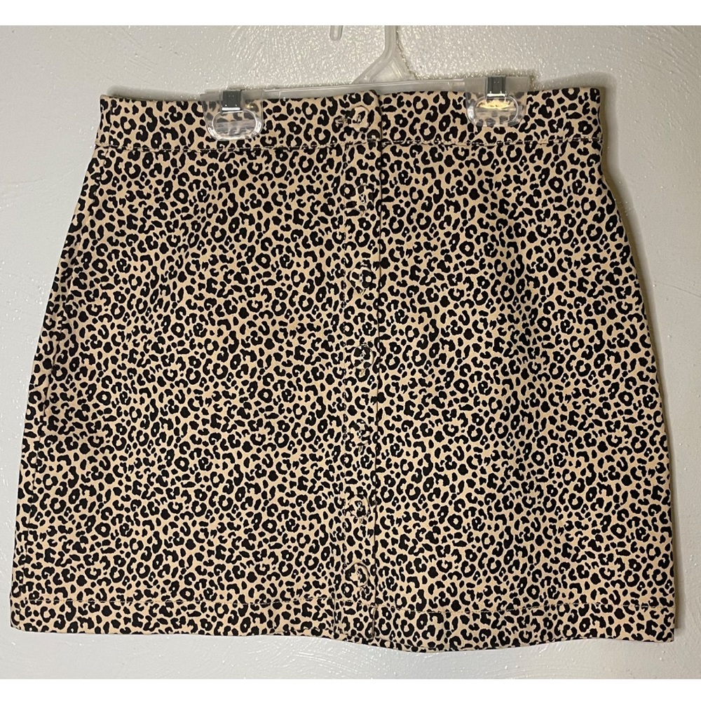 Forever 21 Leopard Mini Skirt